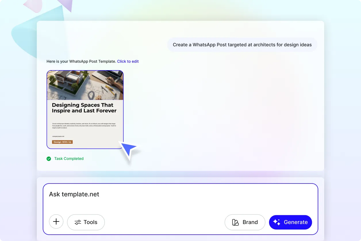 Free AI WhatsApp Post Generator, Create Post Images Online [ No Signup ]